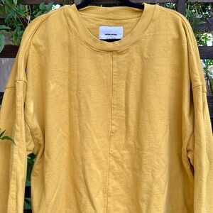 Daniel Patrick Extra Large Men's Sweater Mustard Yellow New XL Crew Designer